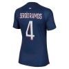 Maillot Paris Saint Germain 2023-24 Sergio Ramos 4 Femme Domicile
